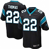 Nike Men & Women & Youth Panthers #22 Thomas Black Team Color Game Jersey,baseball caps,new era cap wholesale,wholesale hats